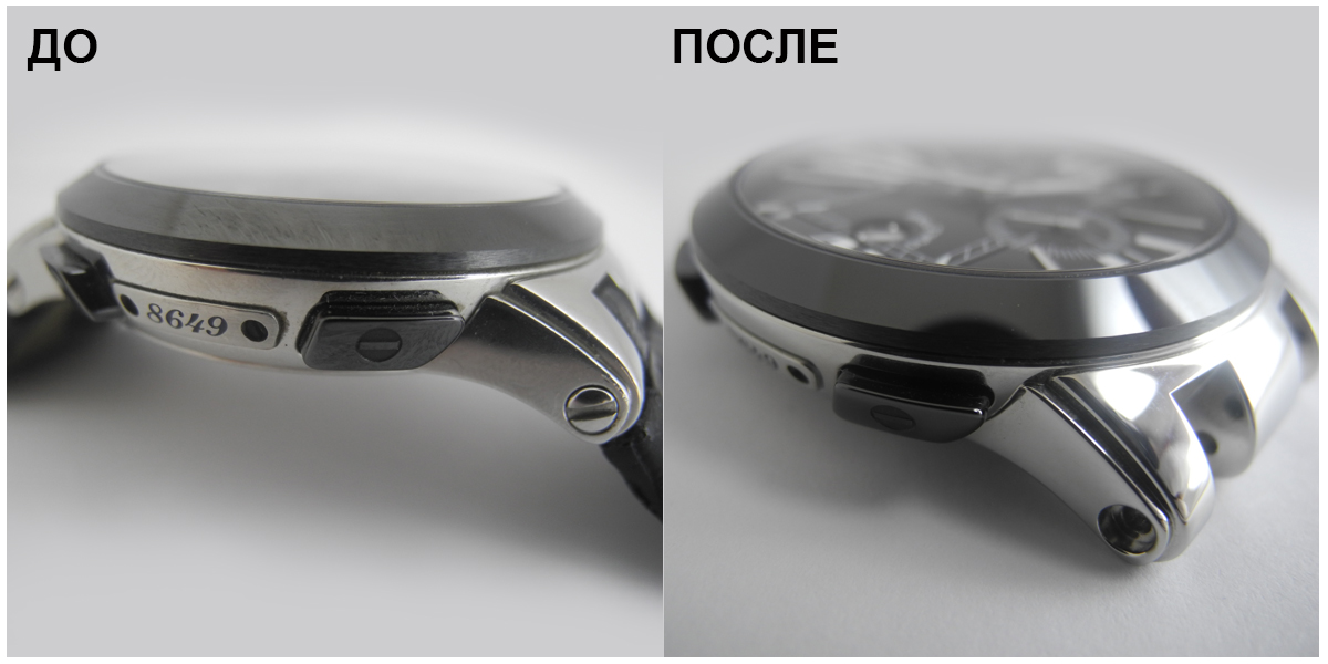 Пример полировки и ремонта часов Ulysse Nardin (4)
