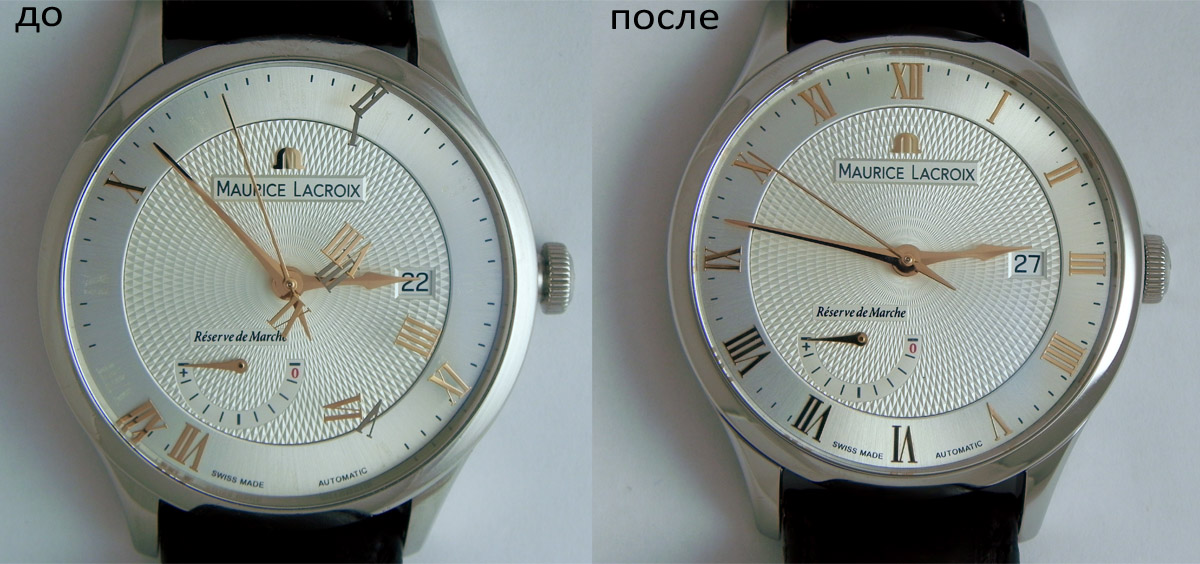 Пример ремонта часов MAURICE LACROIX MP6807-SS001-111