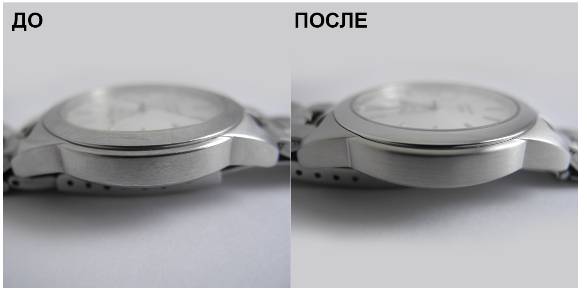 Пример полировки корпуса часов Tissot (3)